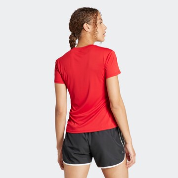 ADIDAS PERFORMANCE Funktionsbluse i rød