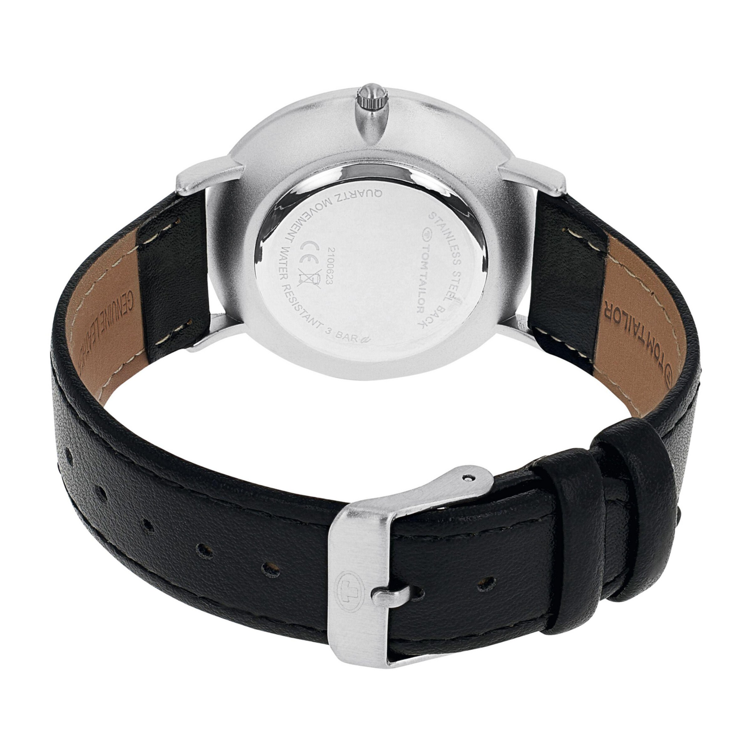 TOM TAILOR Uhr in Schwarz