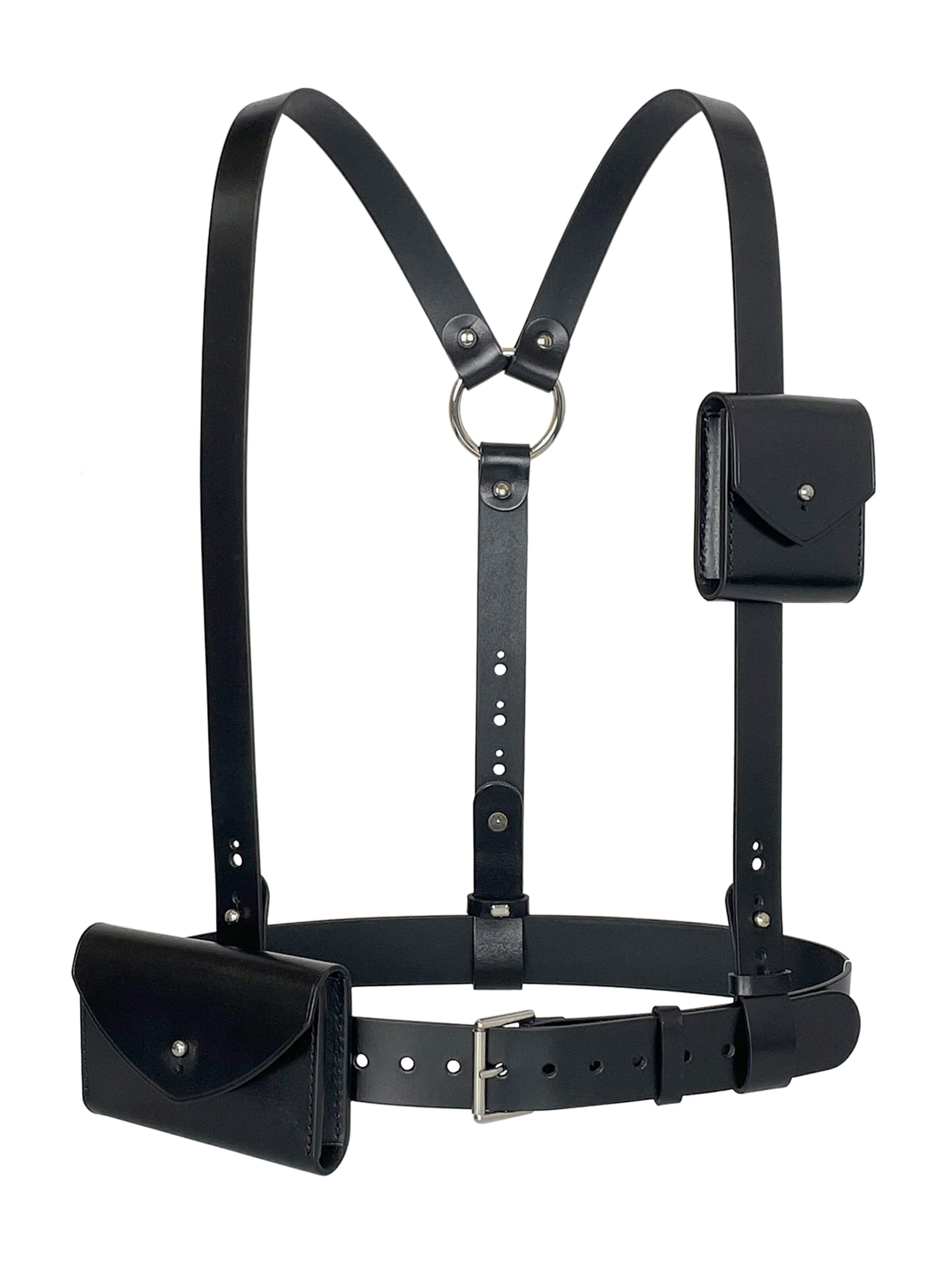 Haute Cuir - Cinturón en negro: frente