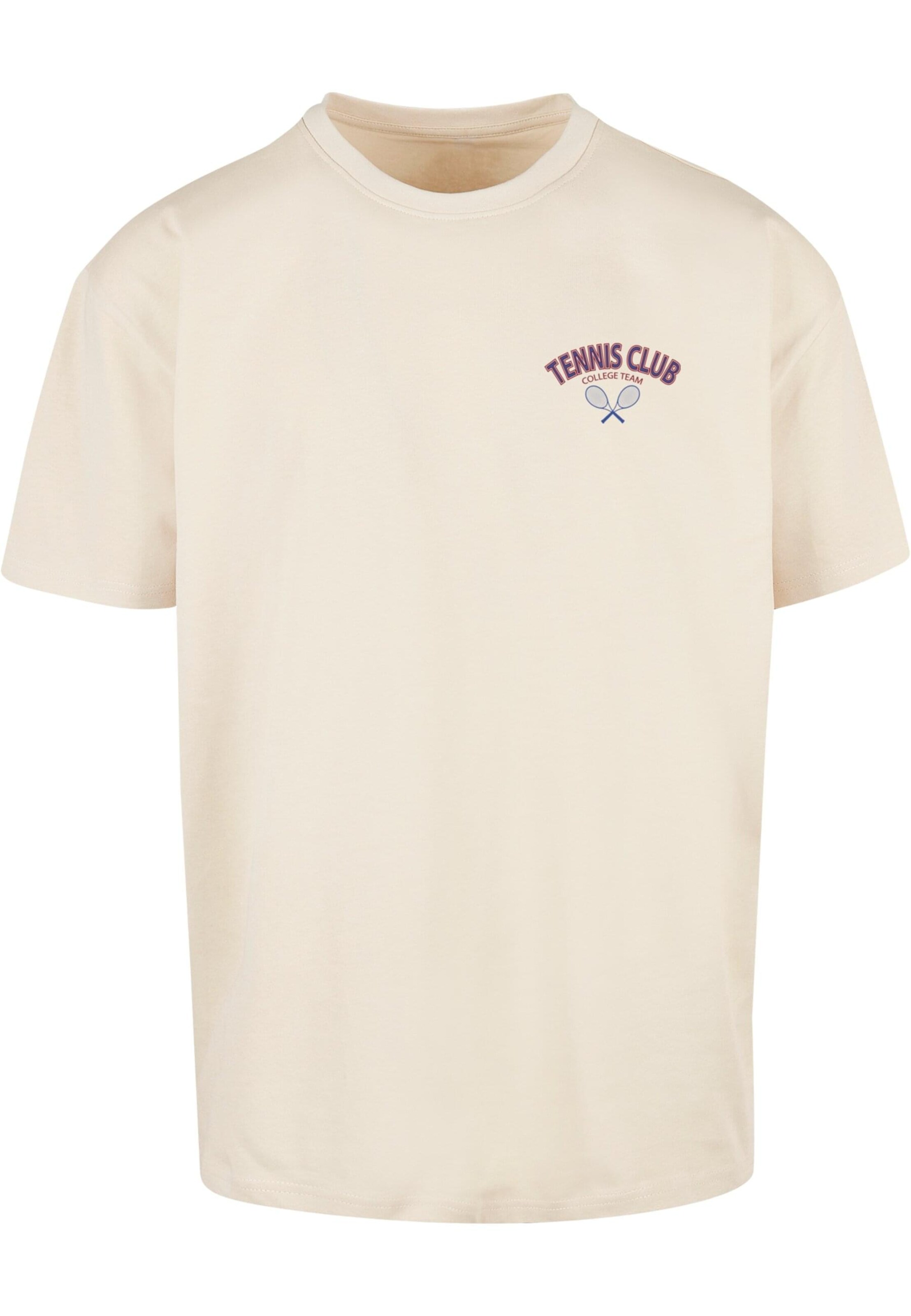 Merchcode Shirt 'College Club' in Beige: front