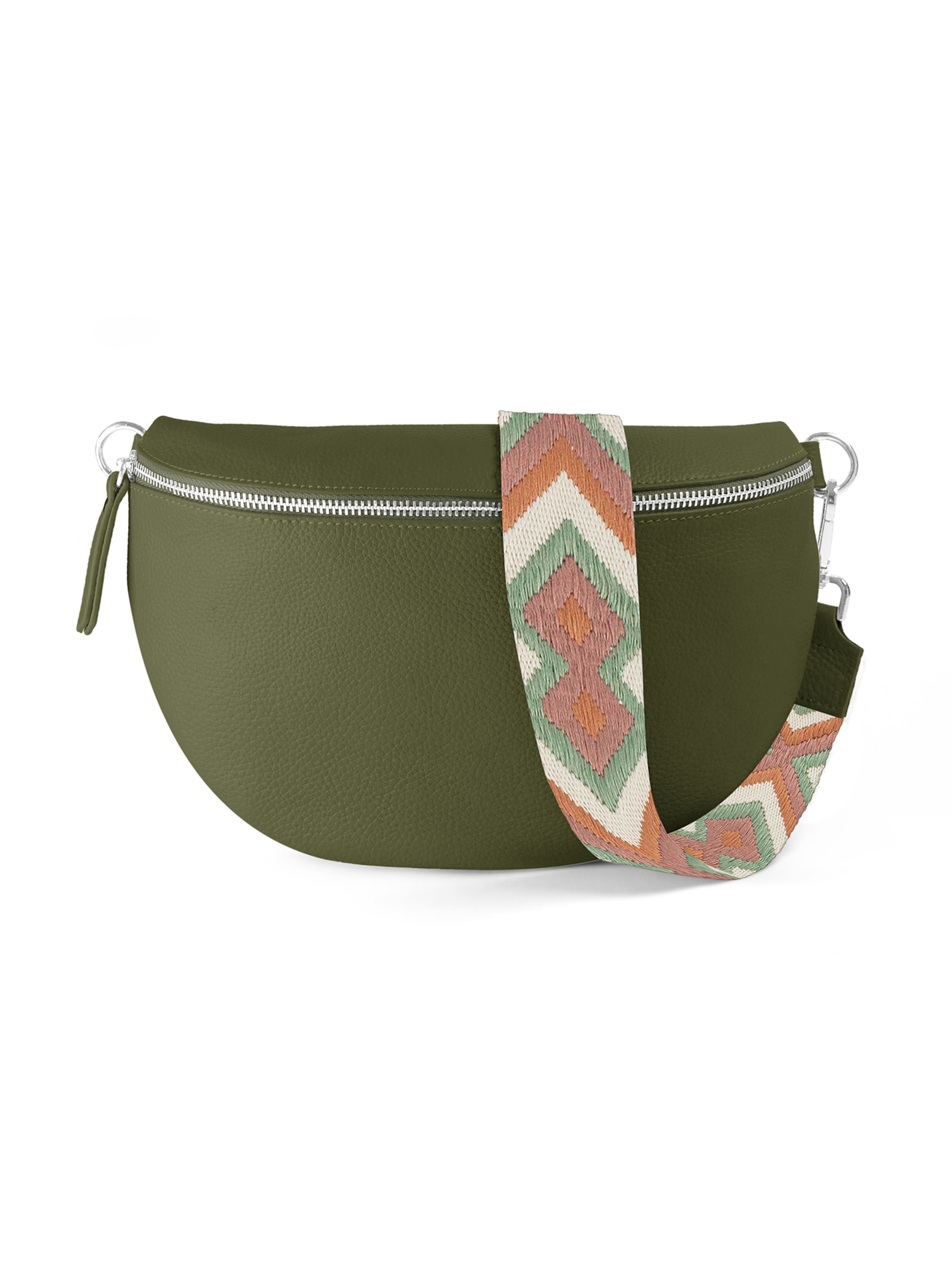 lePelou Belt bag 'JUNA large' in Green: front