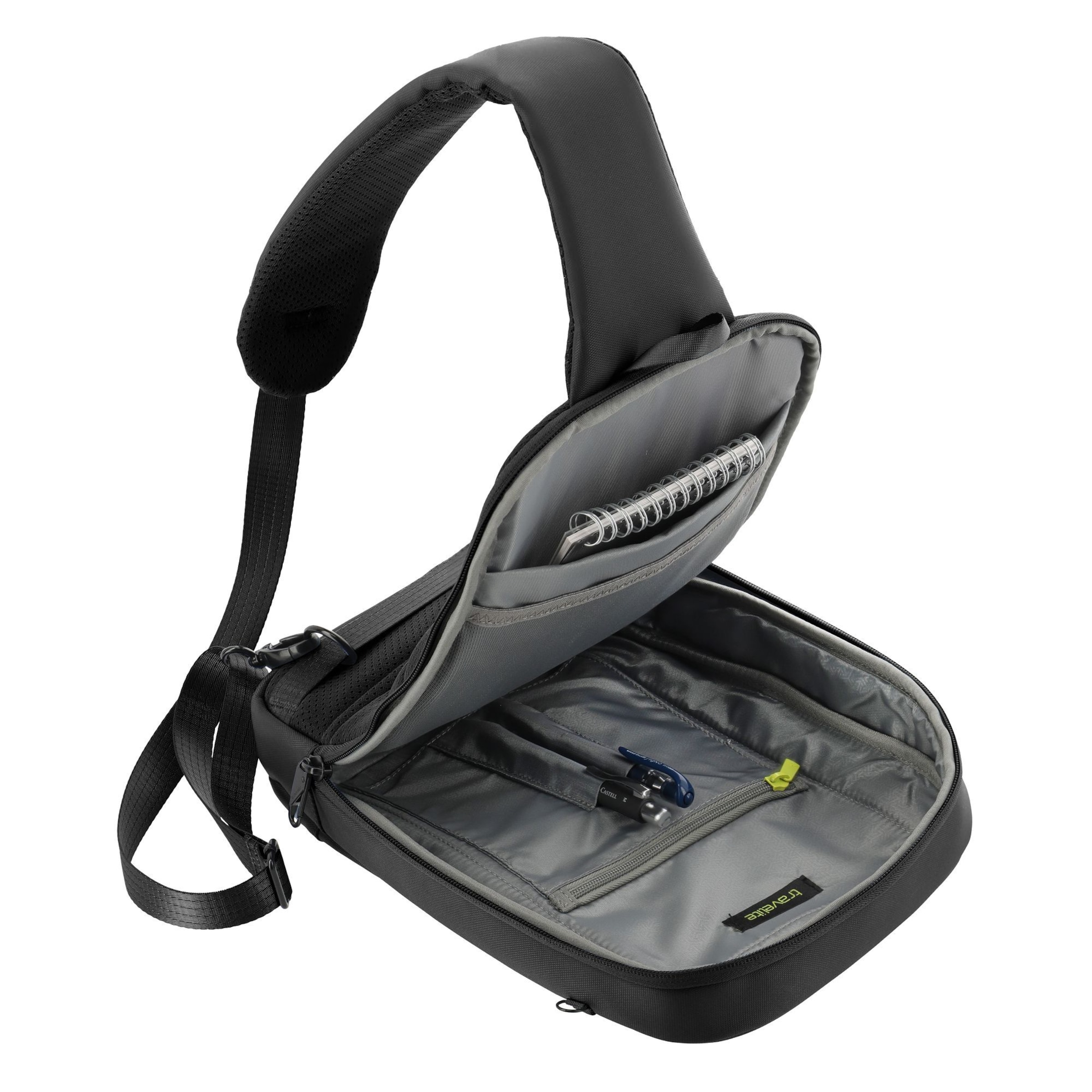 TRAVELITE Crossbody bag 'Workfloow' in Black