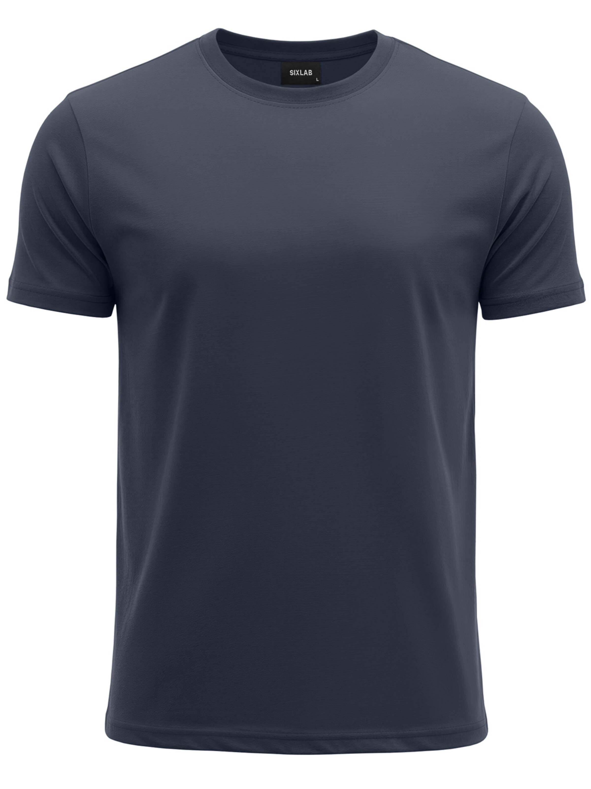SIXLAB Shirt 'Regular T-Shirt'‌‌‌‌‌‌‌ in Blau: Vorderseite