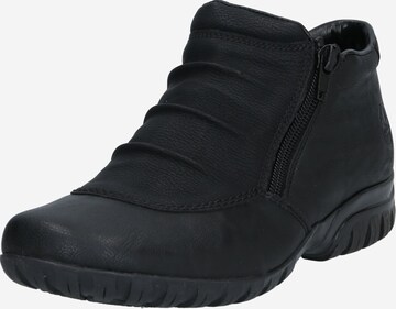 RIEKER Ankle Boots in Schwarz: front
