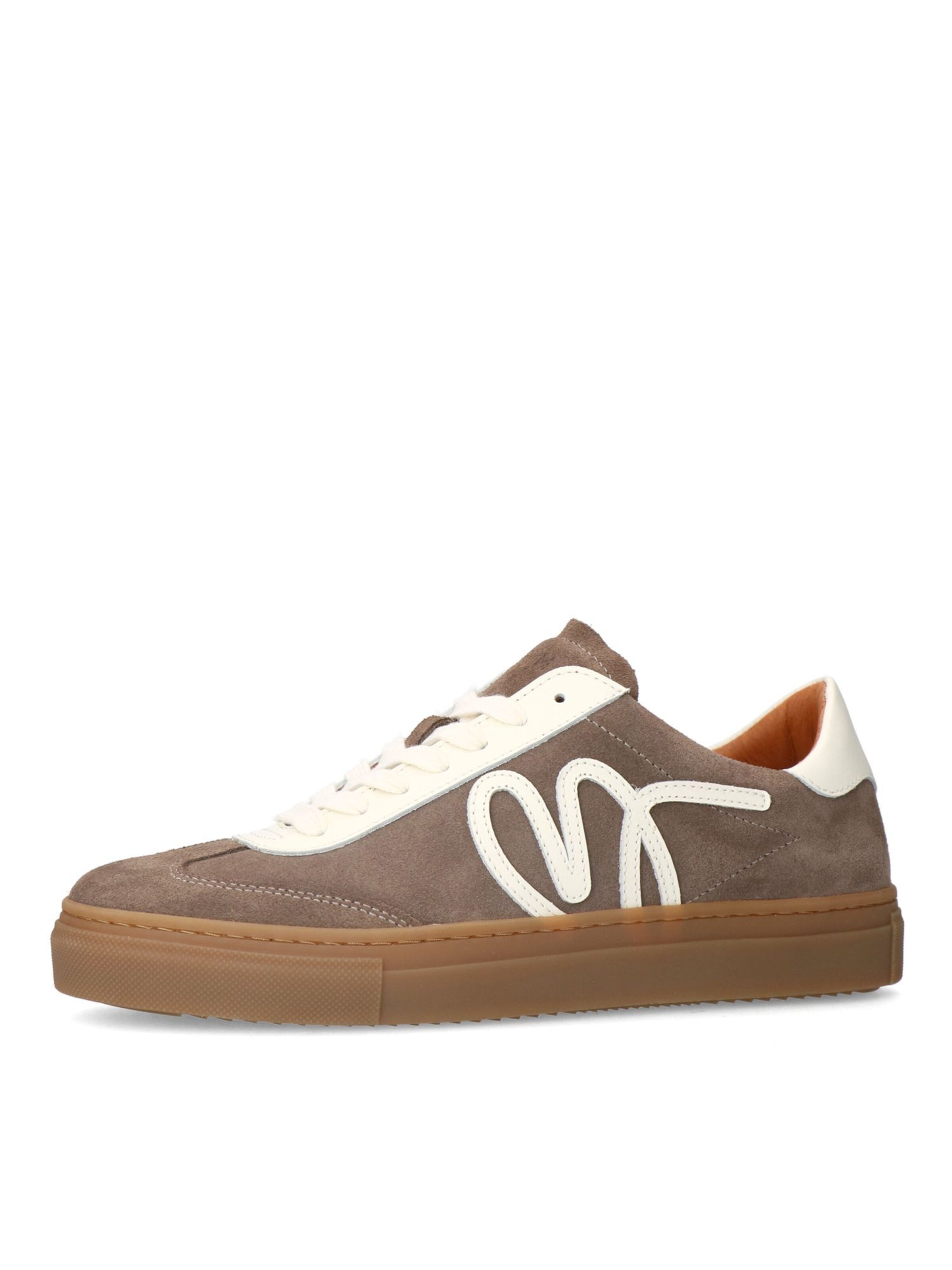 MANFIELD Sneaker in 36 in braun / weiß, Produktansicht