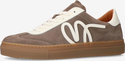 MANFIELD Sneaker in 36 in braun / weiß, Produktansicht