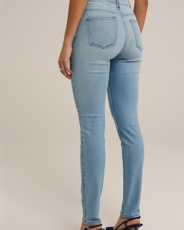 WE Fashion - Skinny Calças de ganga 'Blue Ridge' em azul