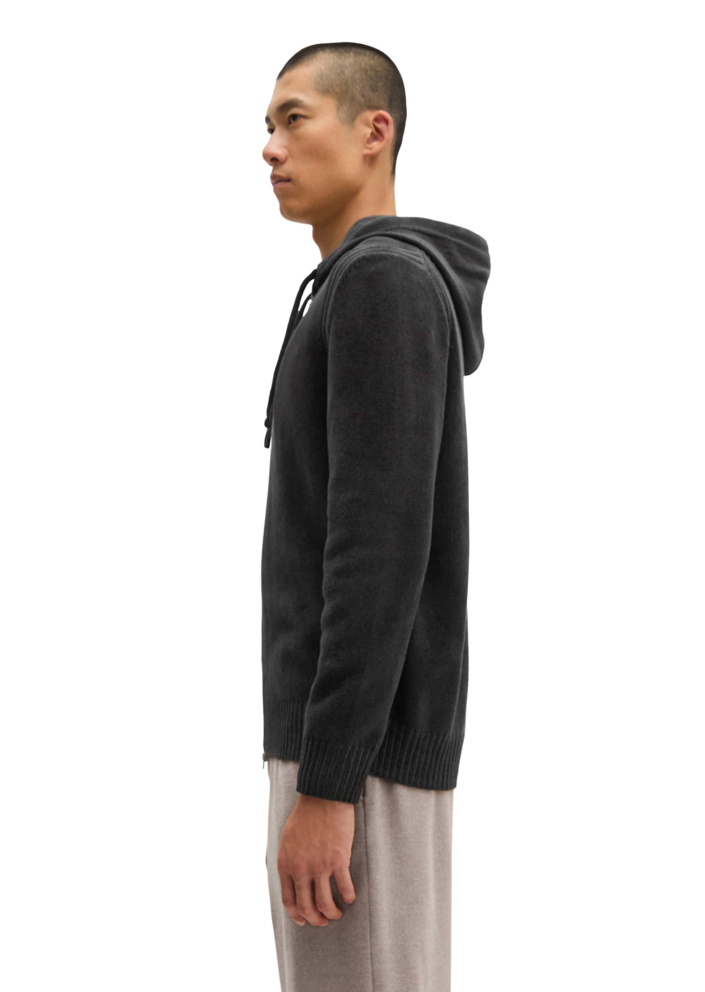 Marc O'Polo Knit Cardigan in Grey: side
