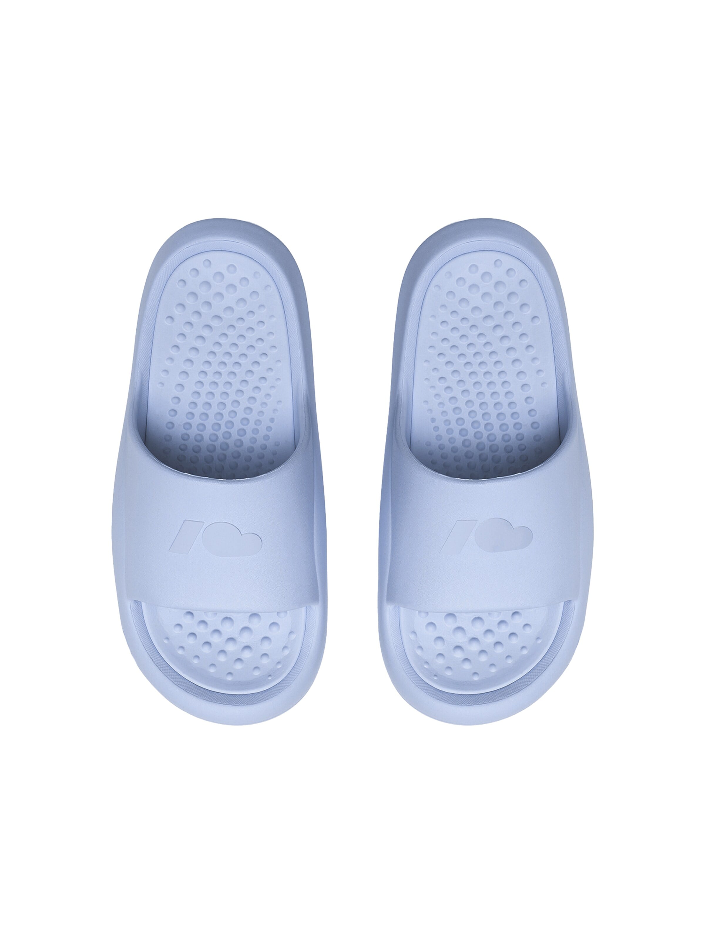 Kubota - Zapatos abiertos en azul: frente