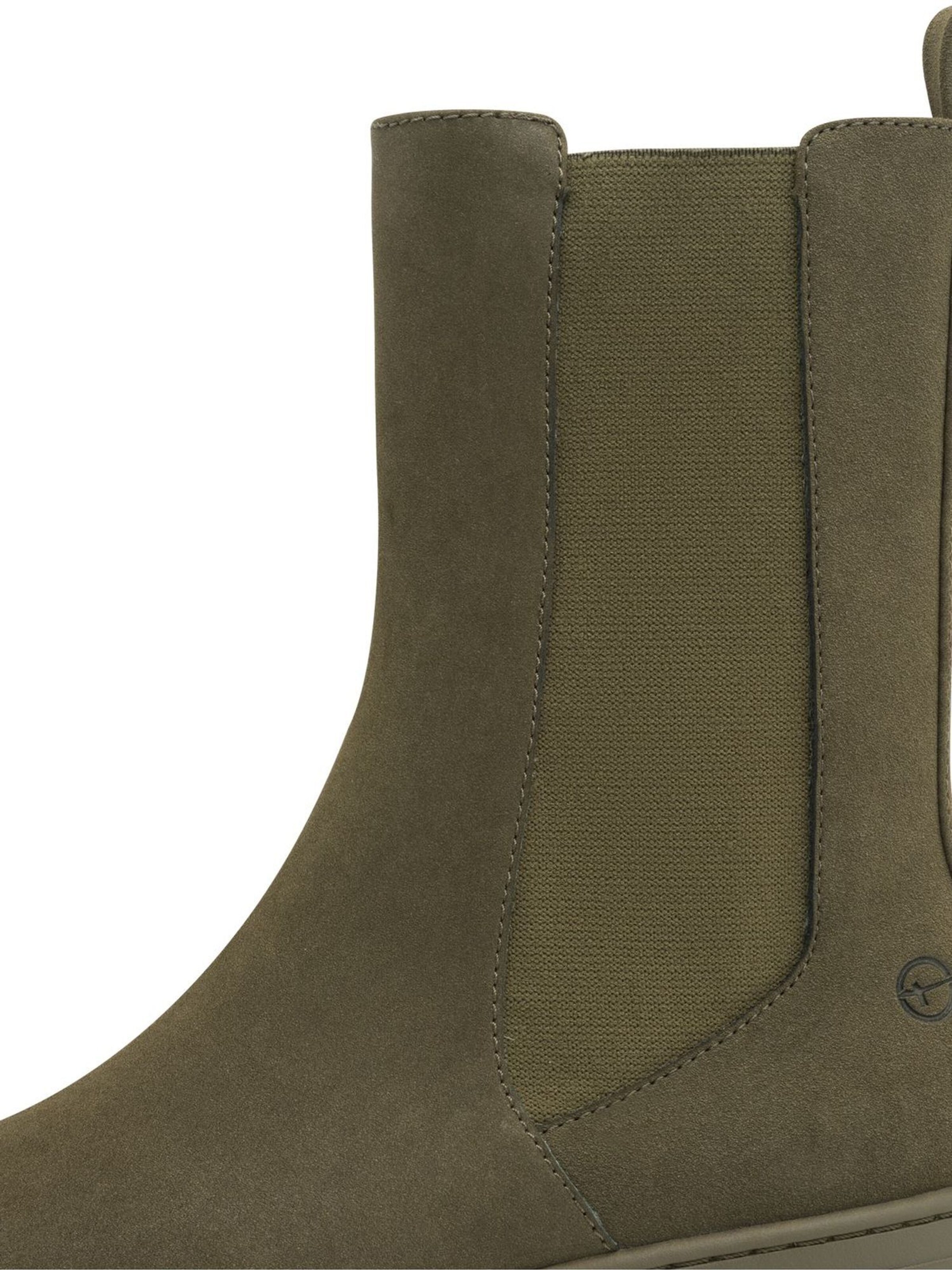 Tamaris Chelsea boots in Groen