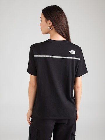 Tricou 'ZUMU' de la THE NORTH FACE pe negru: față