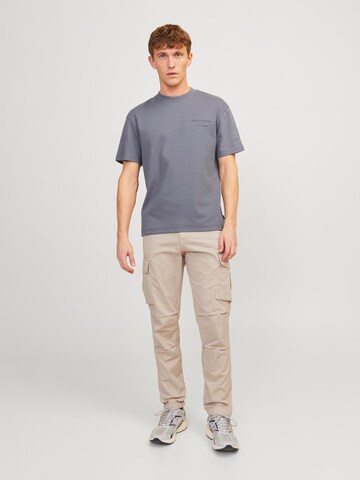 JACK & JONES Regular Cargo trousers 'Ace Tucker' in Beige