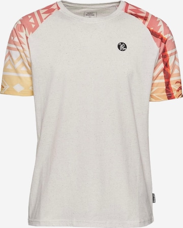 T-Shirt 'Port Salerno' Just Rhyse en blanc : devant