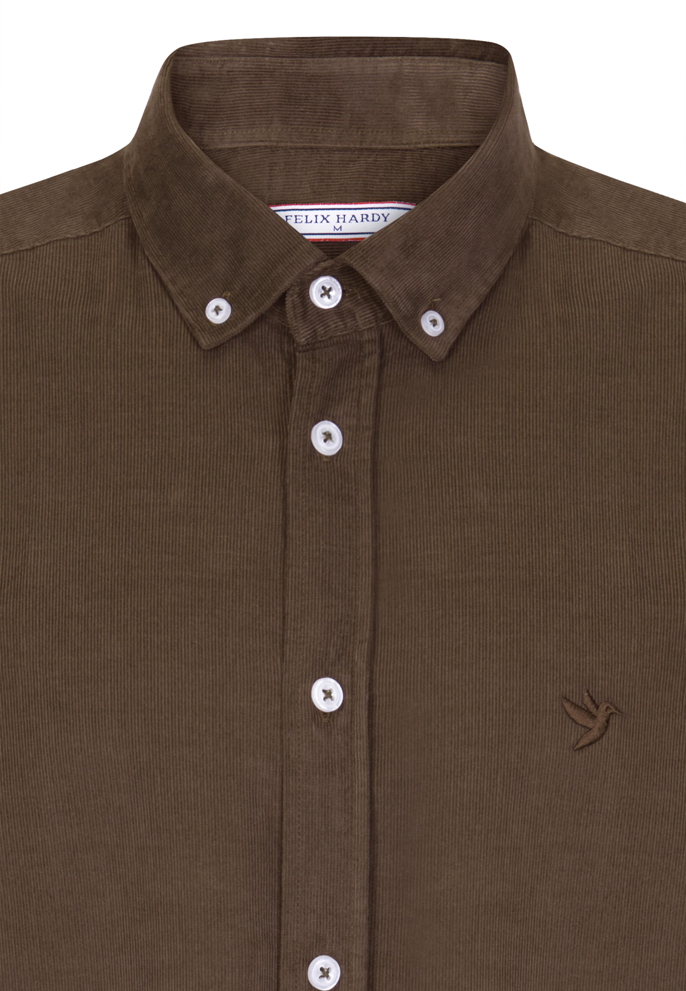 Felix Hardy Средняя посадка Рубашка в Коричневый