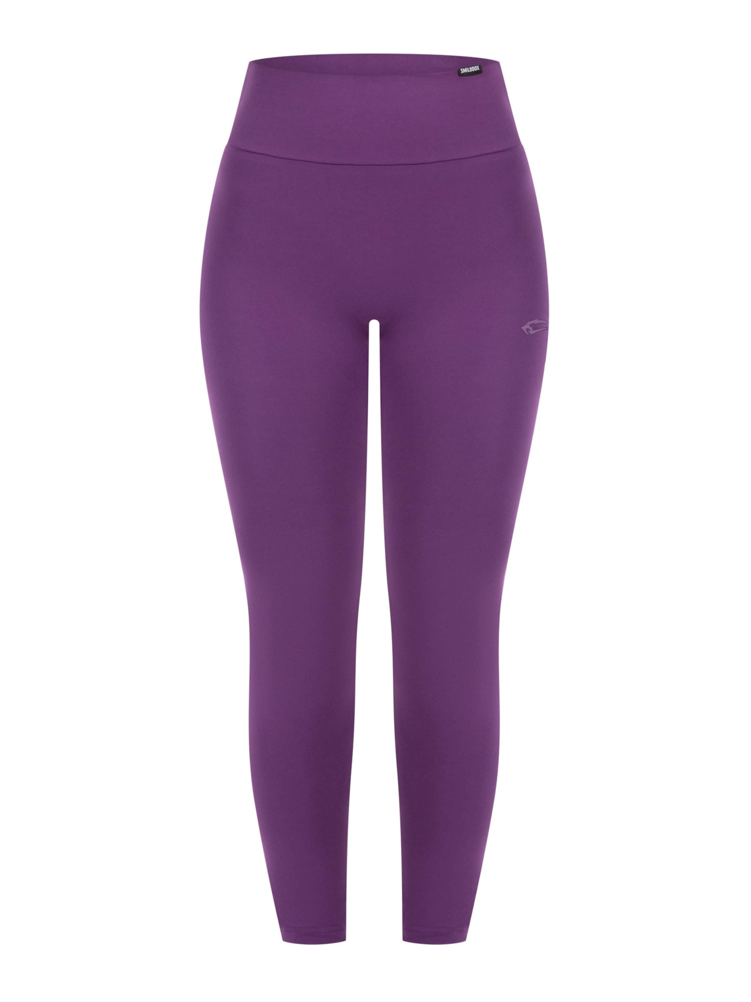 Coupe slim Leggings Smilodox en violet : devant