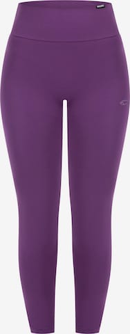 Smilodox Slim fit Leggings in Purple: front