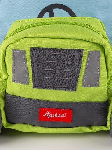 SIGIKID Backpack 'Rucksack Fahrzeuge' in Green