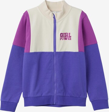 NAME IT Zip-Up Hoodie 'Nilea' in Purple: front