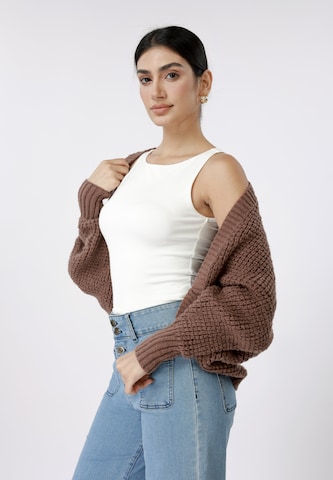 Anna Field Strickjacke in Braun