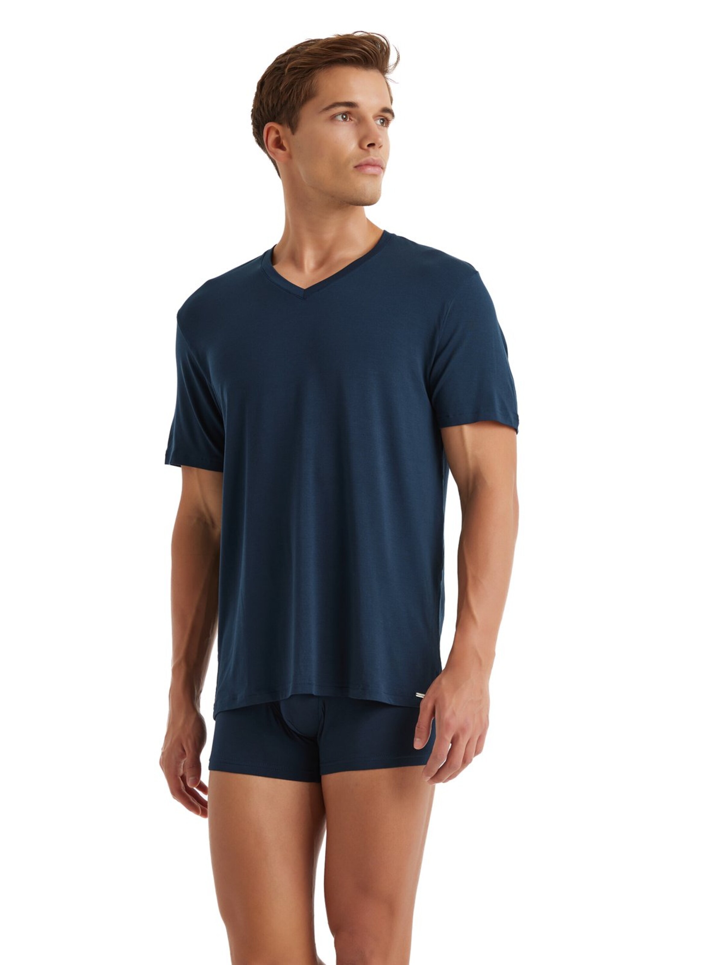 T-Shirt Blackspade en bleu : devant