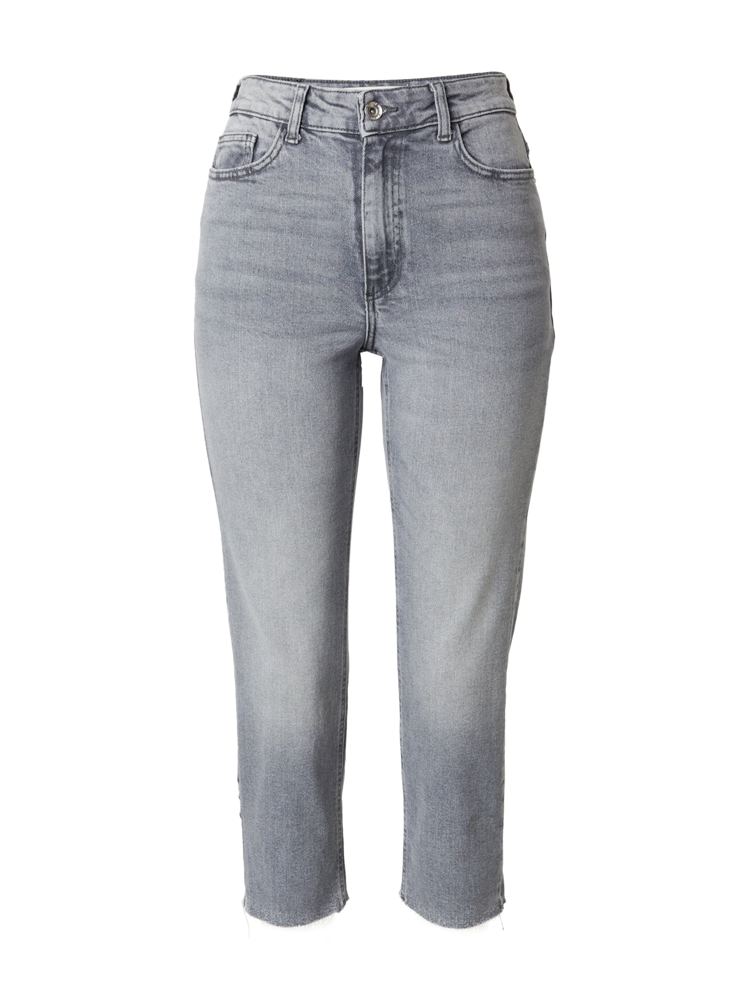 JDY Слим фит Дънки 'LULLU' в сиво: отпред