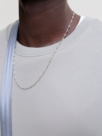 Sweat-shirt 'JJEACE' JACK & JONES en gris