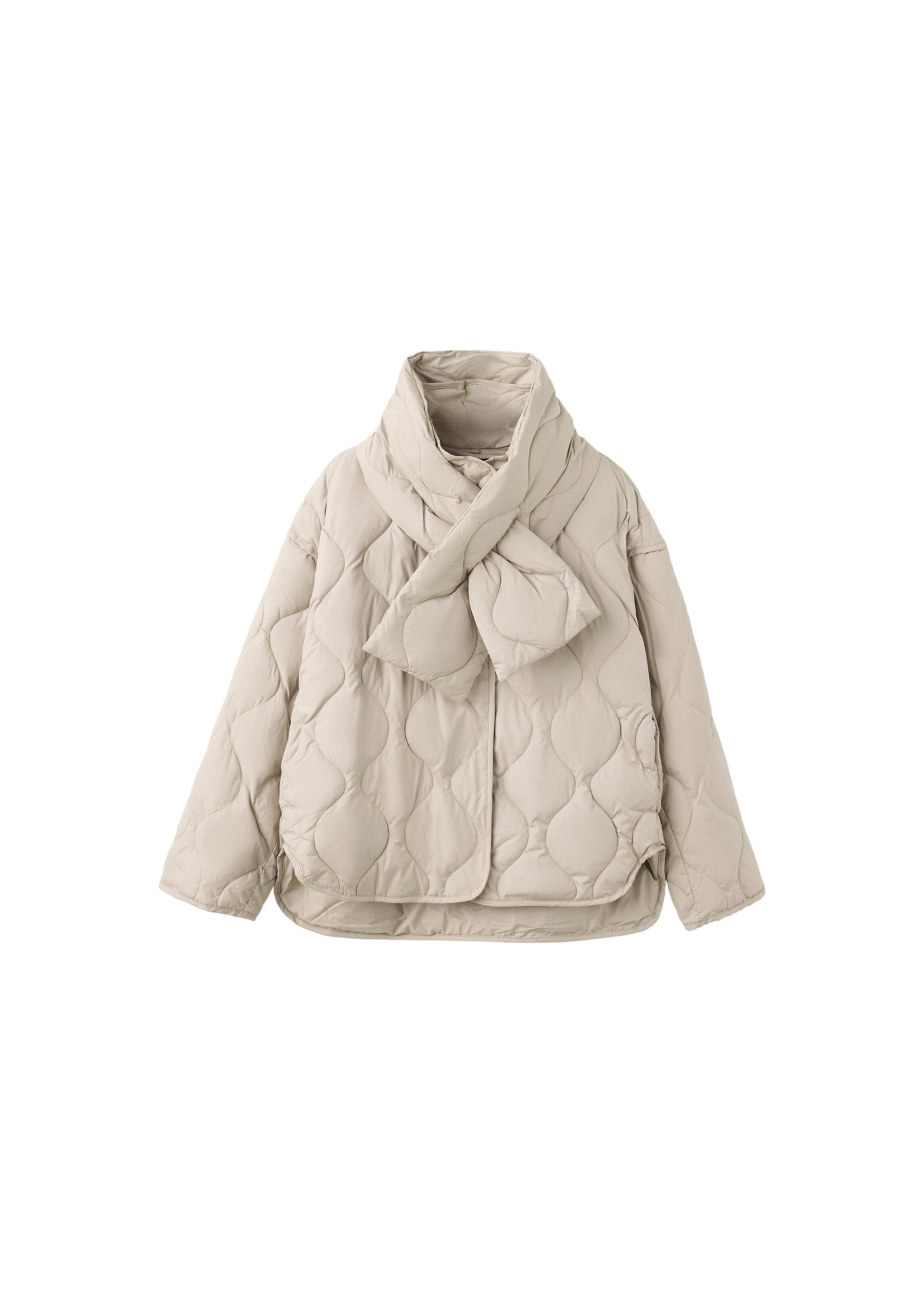 MANGO Between-season jacket 'NATA' in XS in Taupe, Item view