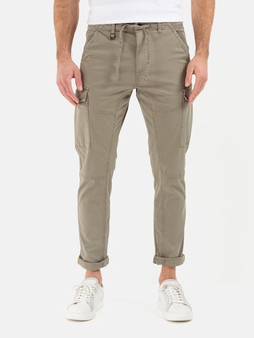 CAMEL ACTIVE Tapered Cargo Pants in Brown: front