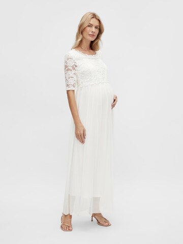 MAMALICIOUS - Vestido de noche 'Mivane June' en blanco: frente