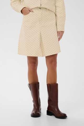 Jupe 'PatriciaSZ' SAINT TROPEZ en blanc : devant