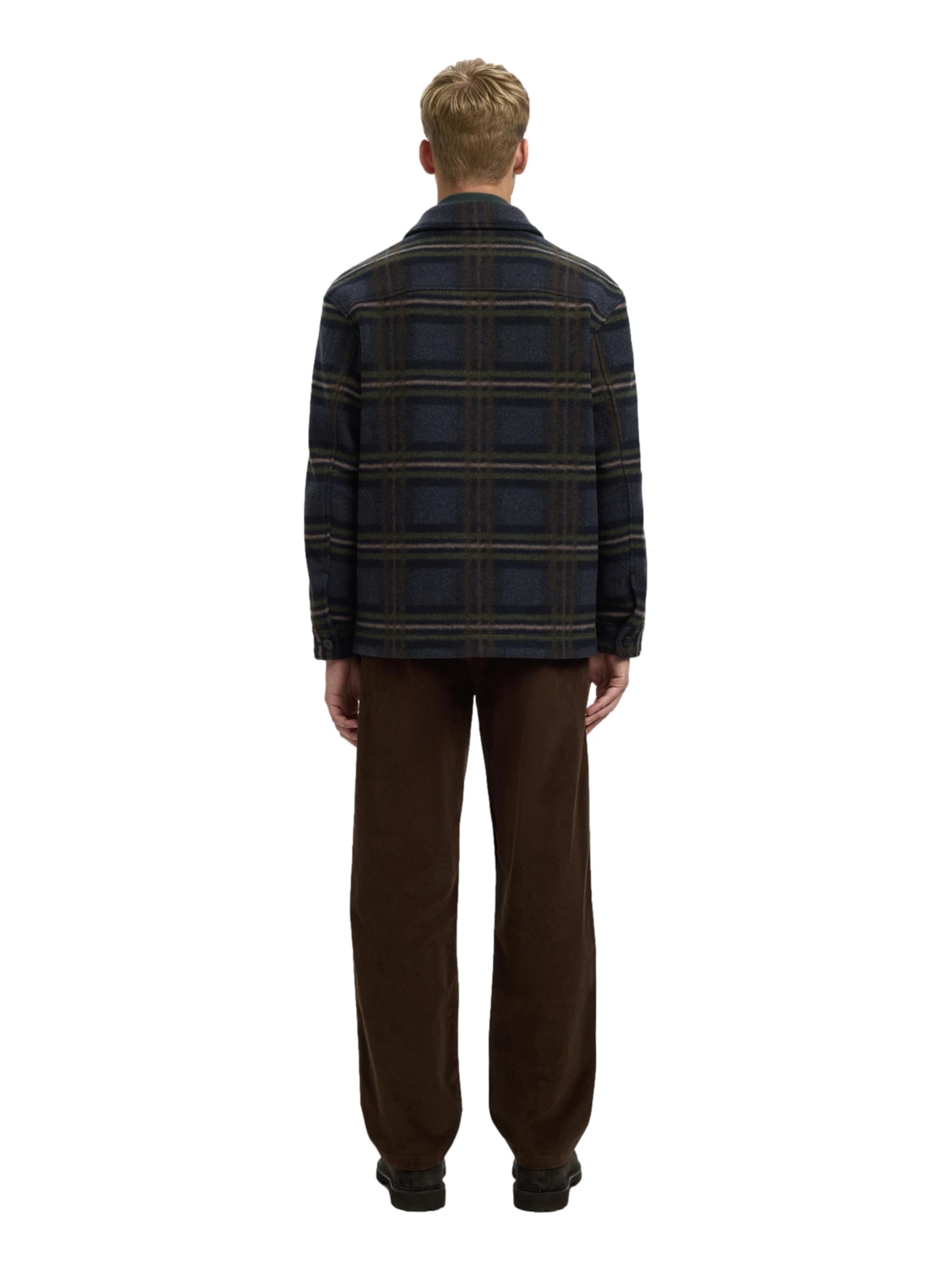 Veste mi-saison 'SLHMitch' SELECTED en bleu