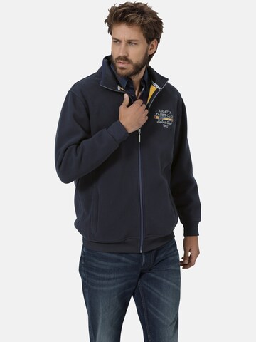 BABISTA Sweat jacket 'Fiorilato' in Blue: front
