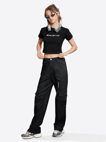 IVIR Regular Cargo Pants 'Arbeit' in Black