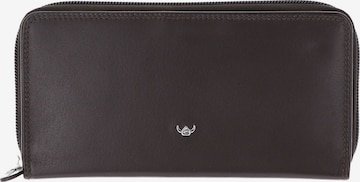 Porte-monnaies 'Polo' GOLDEN HEAD en marron : devant