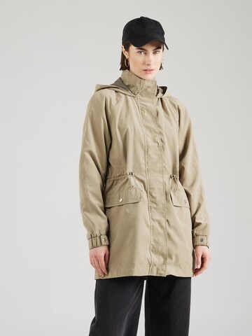 JDY Between-Seasons Parka 'NEW HAZEL' in Green: front