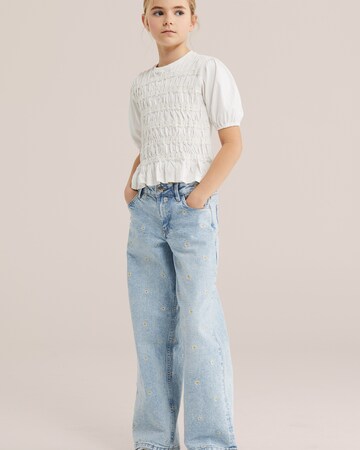 WE Fashion Pluus, värv valge