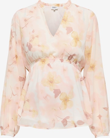 Only Maternity Bluse 'OLMBeli' i hvid: forside