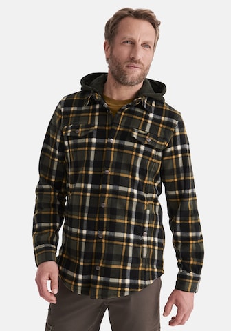 Coupe regular Chemise 'Hunter' Hero en vert : devant