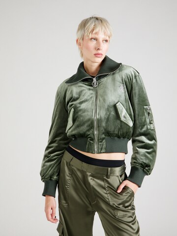 Juicy Couture Tussenjas 'CLASSIC' in Groen: voorkant