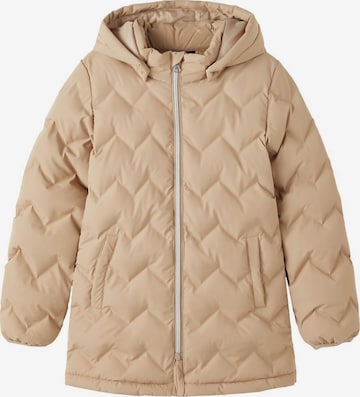 NAME IT Winter Jacket 'Malene' in Beige: front