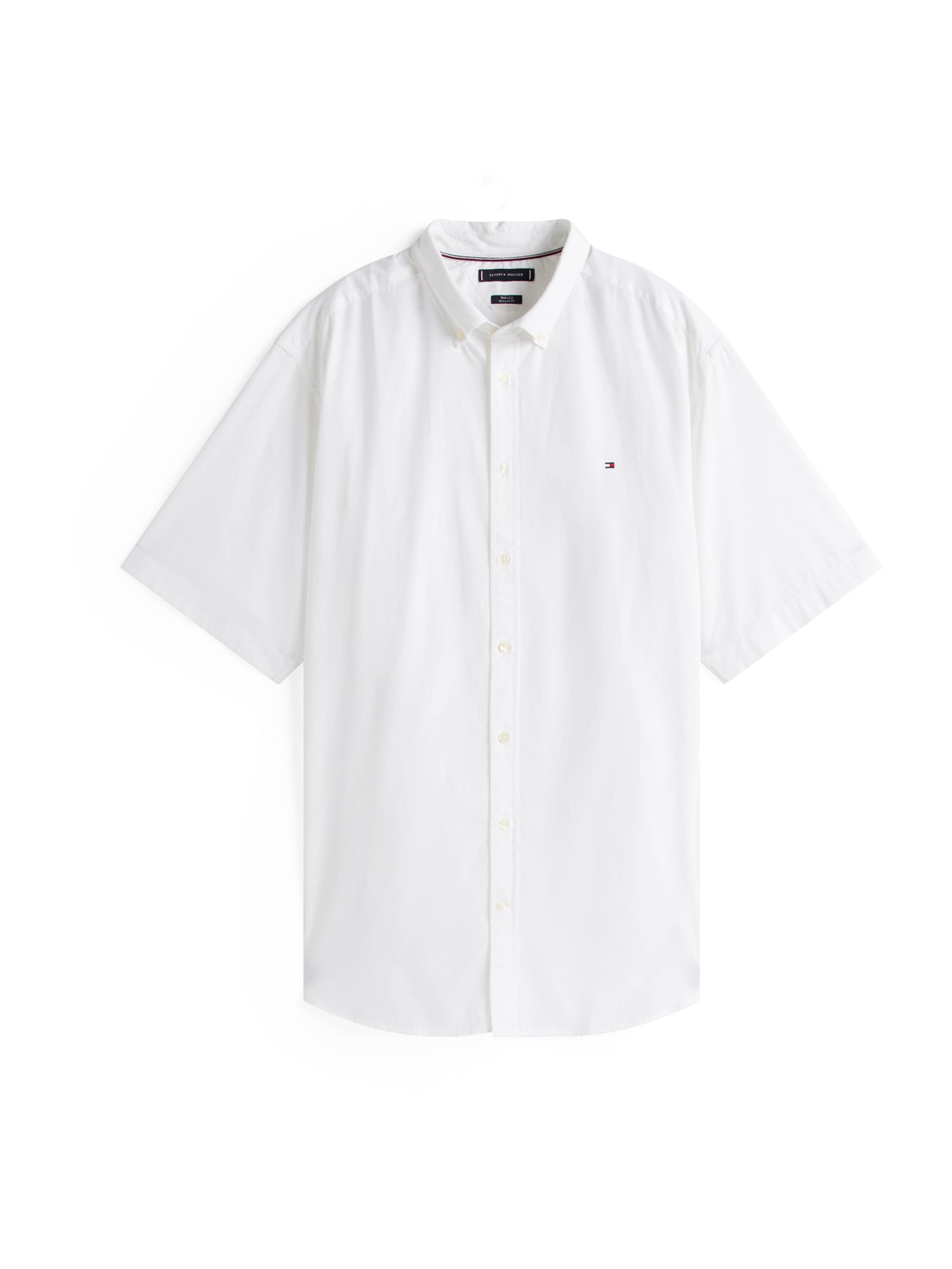 Tommy Hilfiger Big & Tall Klasický střih Košile 'FLEX' – bílá: přední strana