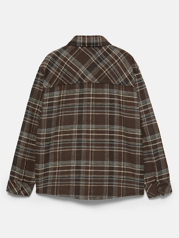 Pull&Bear Kurtka przejściowa w kolorze brązowy