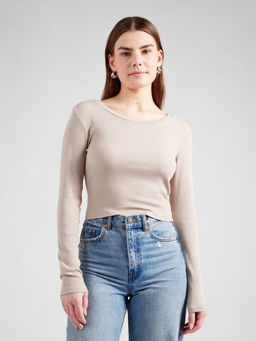 Maglietta 'Loretta' di ABOUT YOU in beige: frontale