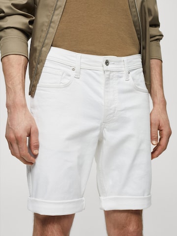 MANGO MAN Regular Shorts 'Nepto' in Weiß
