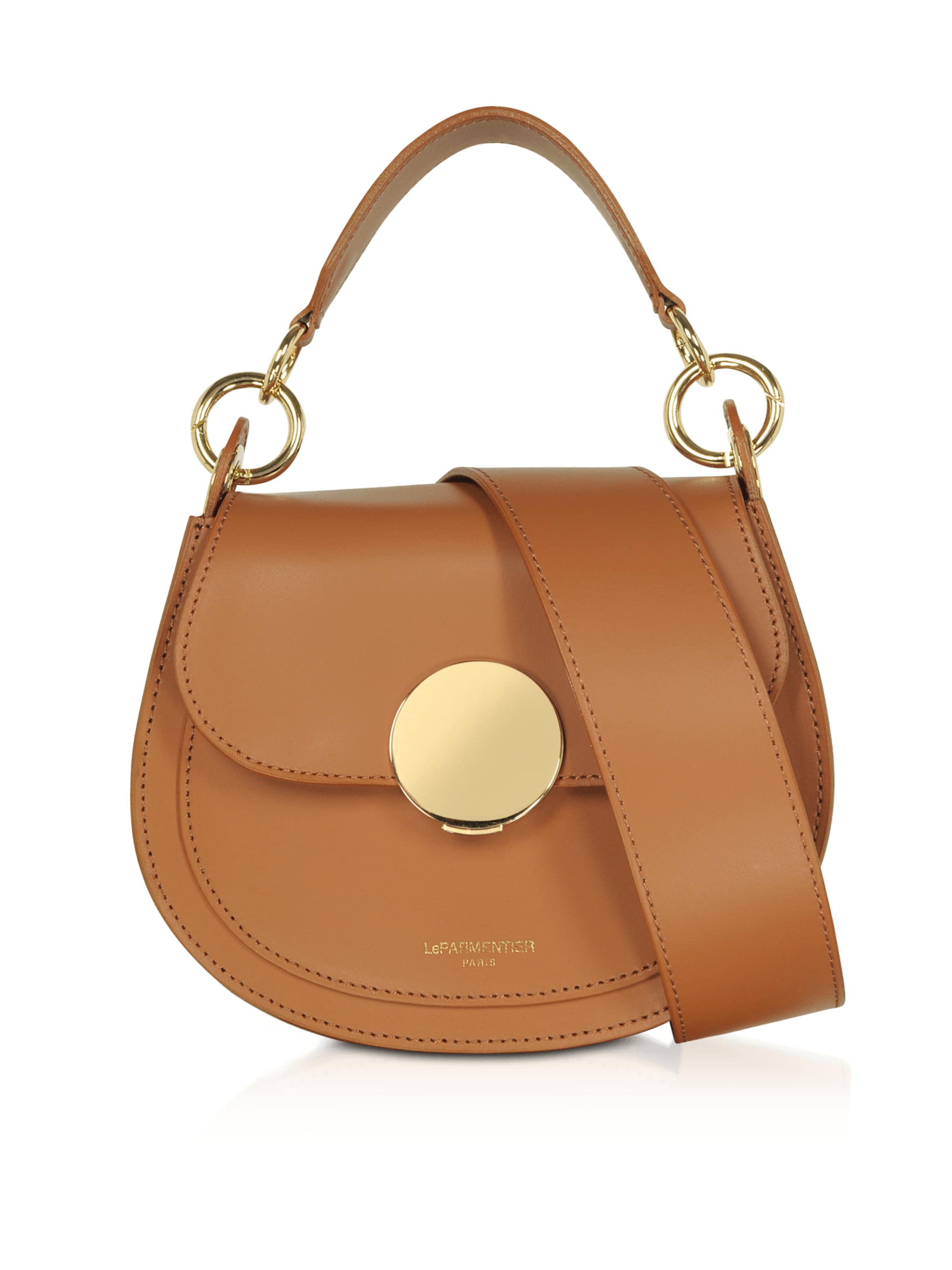 Sacs à main 'Yucca Soho' LeParmentier en marron : devant