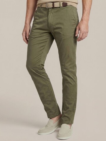 Regular Pantalon chino 'Plato' Suitable en vert