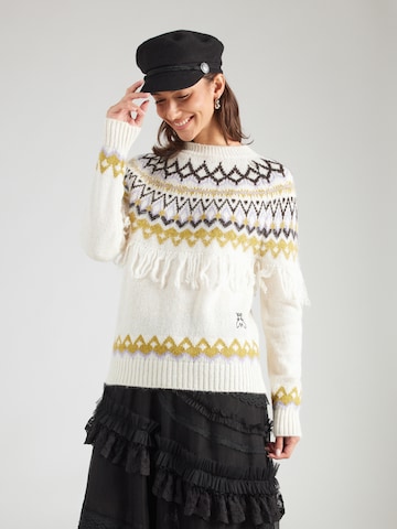 PATRIZIA PEPE Pullover 'MAGLIA' i gul: forside