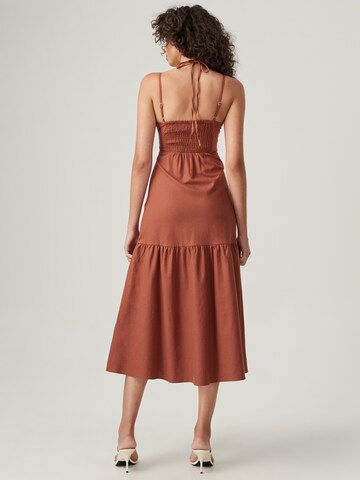 St MRLO Dress 'MARLEY' in Brown: back