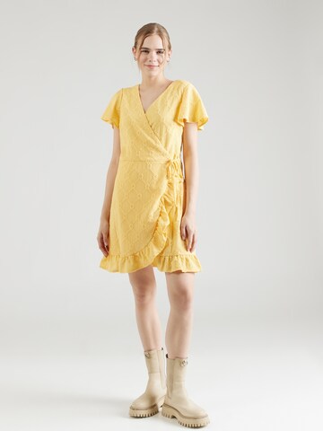 Rochie de vară 'VIDELEA' de la VILA pe galben: față