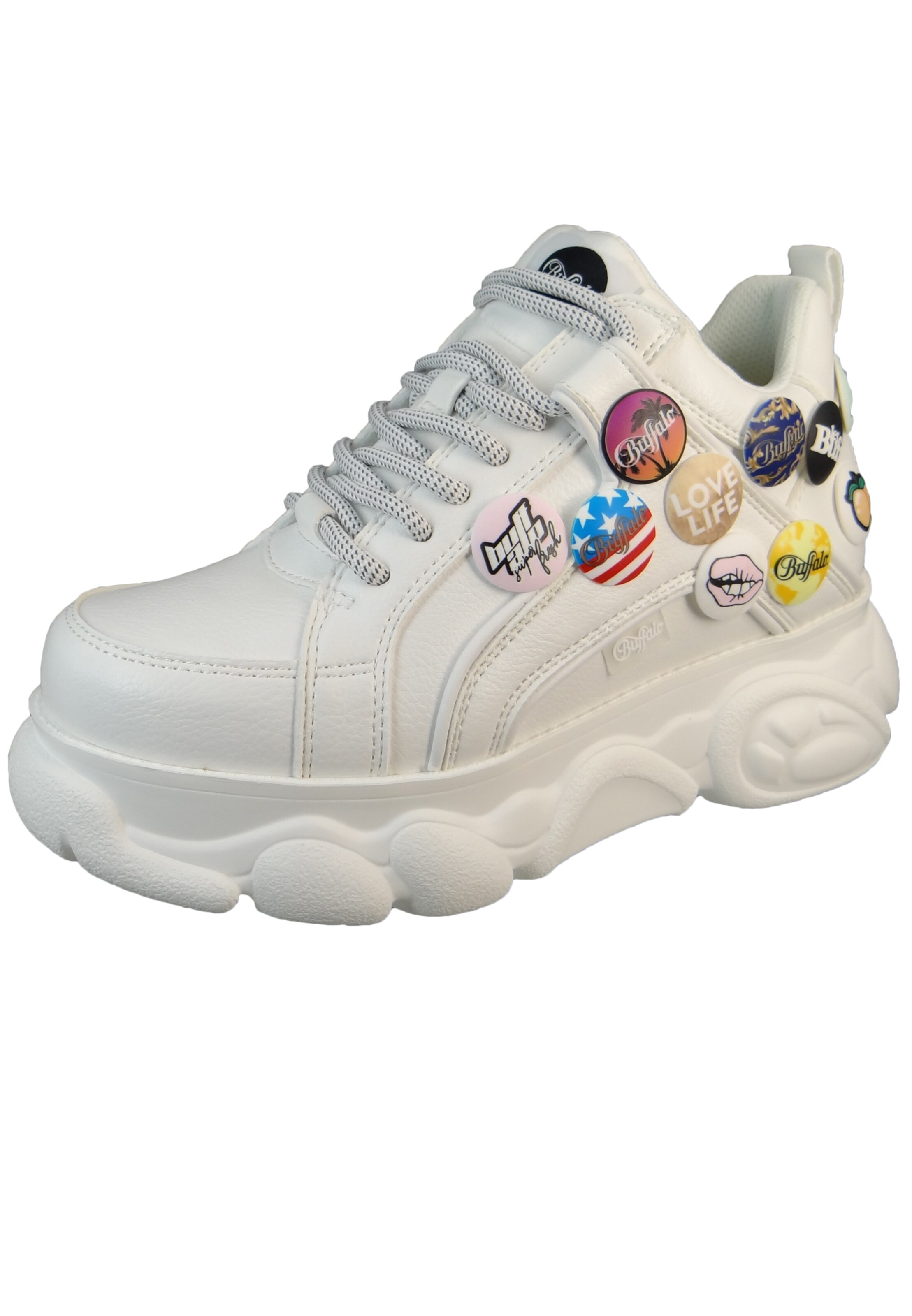 BUFFALO Sneaker 'CLD Corin' in dunkelblau / gelb / schwarz / weiß, Produktansicht